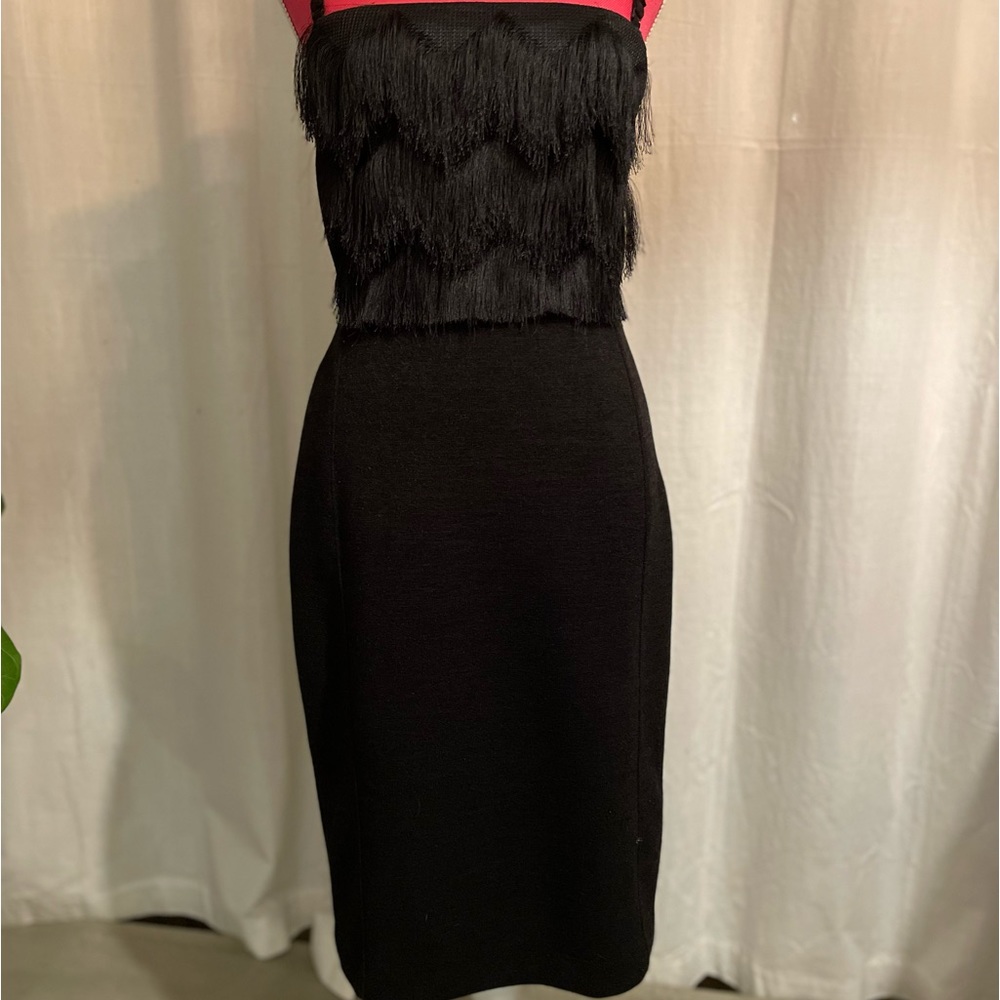 BANANA REPUBLIC FRINGE COCKTAIL DRESS